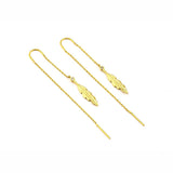TAI JEWELRY Earrings Leaf Threader Earring