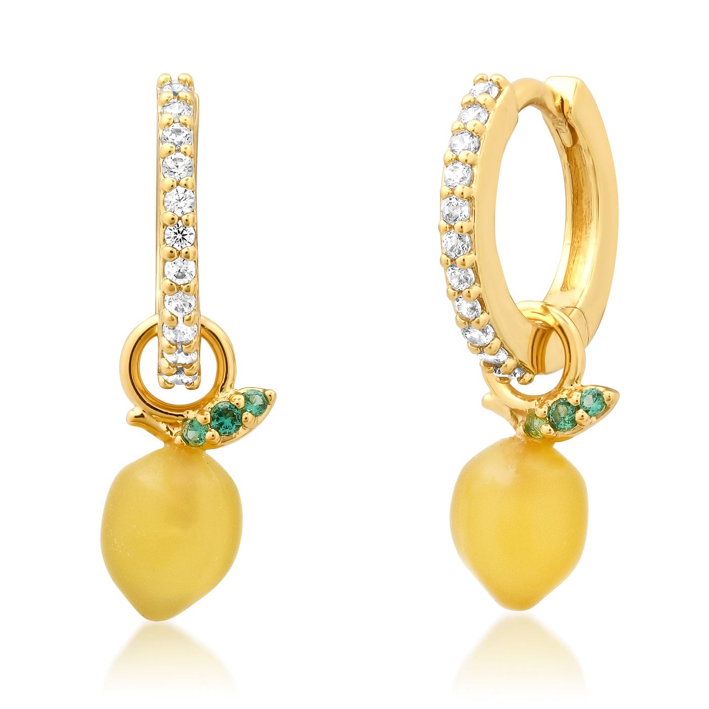 TAI JEWELRY | Lemon Huggie Earrings | Earrings |