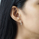 TAI JEWELRY | Linear Baguette Stud | Earrings |