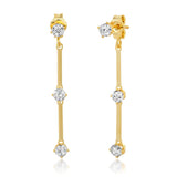 TAI JEWELRY | Linear Bar and Stud Ear Jacket | Earrings |