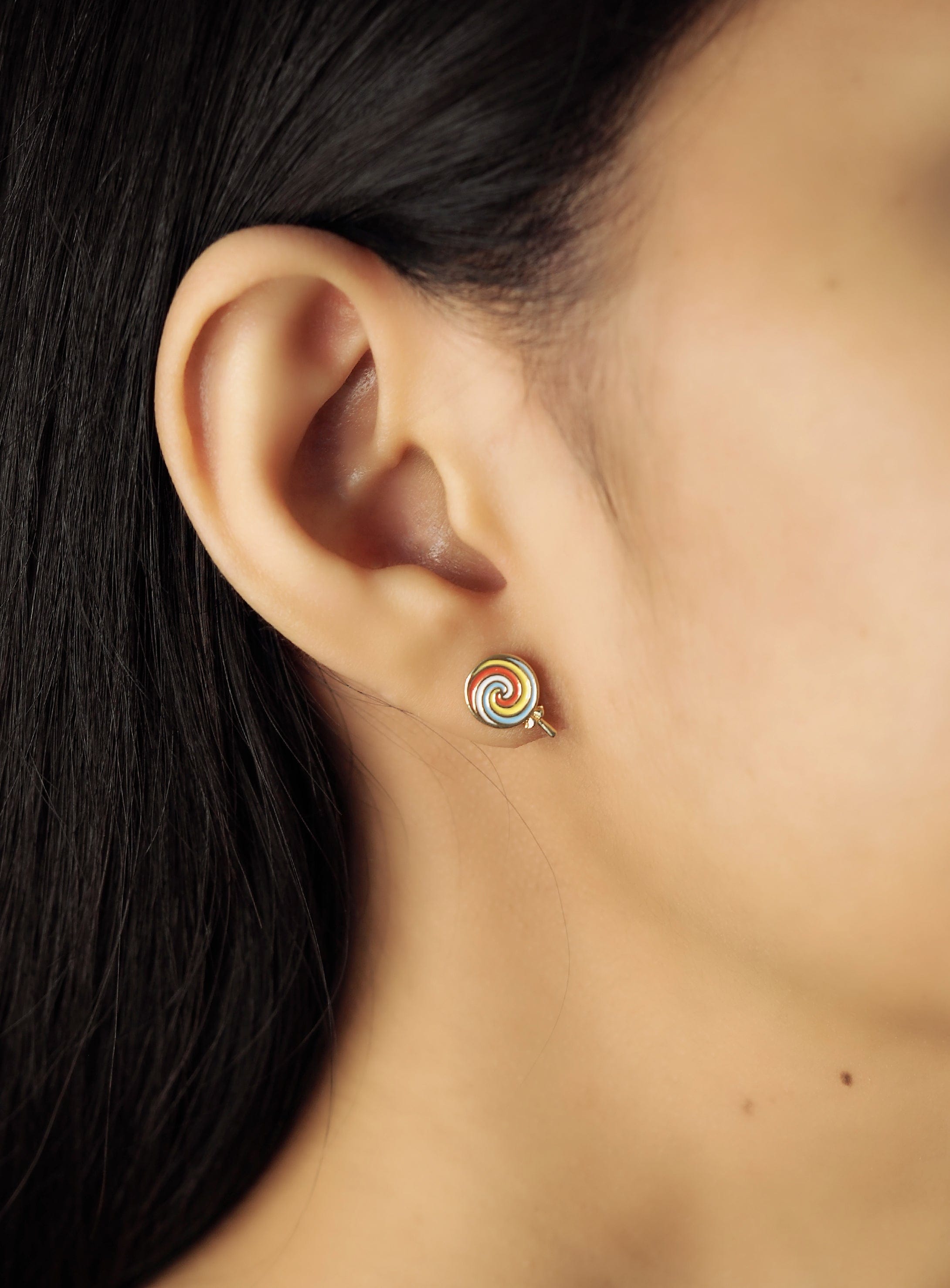 TAI JEWELRY Earrings Lollipop Studs