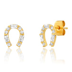 TAI JEWELRY Earrings Lucky Baguette Studs