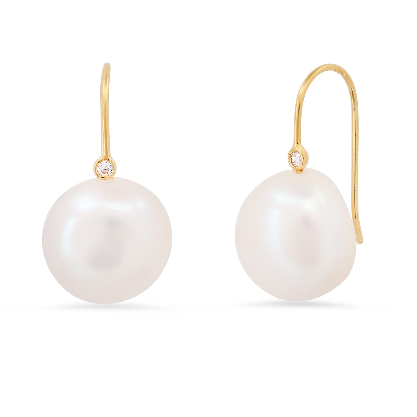 TAI JEWELRY Earrings Lustrous Drop Pearl Earrings