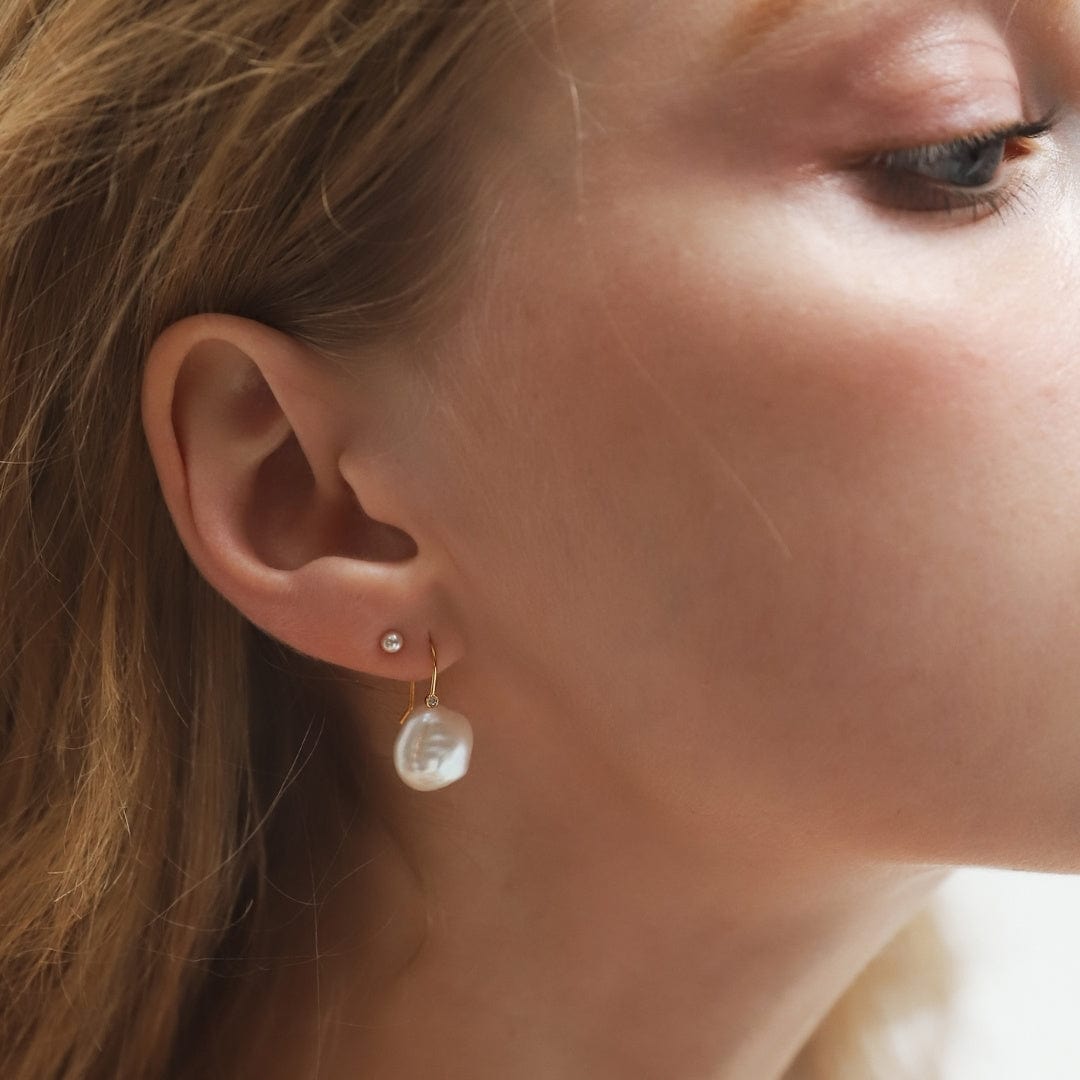TAI JEWELRY | Lustrous Drop Pearl Earrings | Earrings |