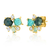 TAI JEWELRY Earrings Marine Cluster Stud