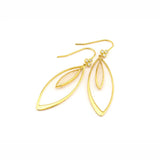 TAI JEWELRY Earrings Marquee Shaped Earring With Glass Stud