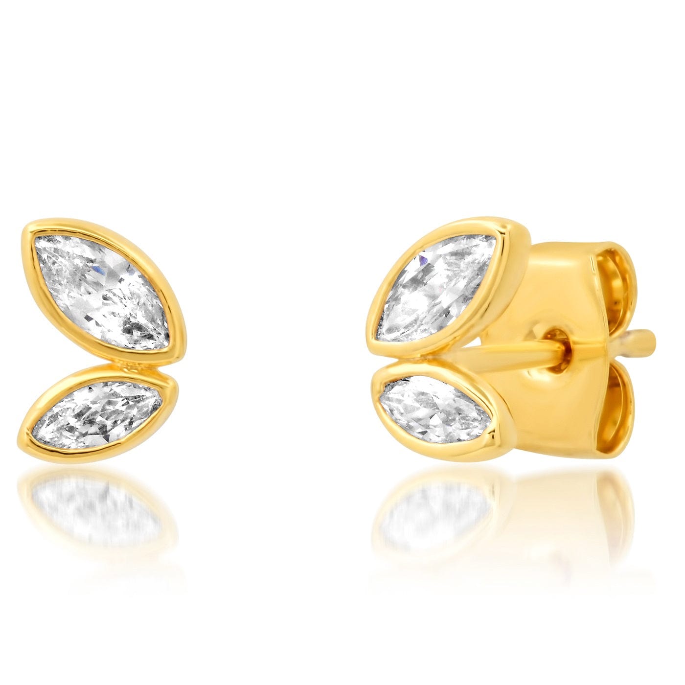 TAI JEWELRY Earrings Marquis CZ Studs