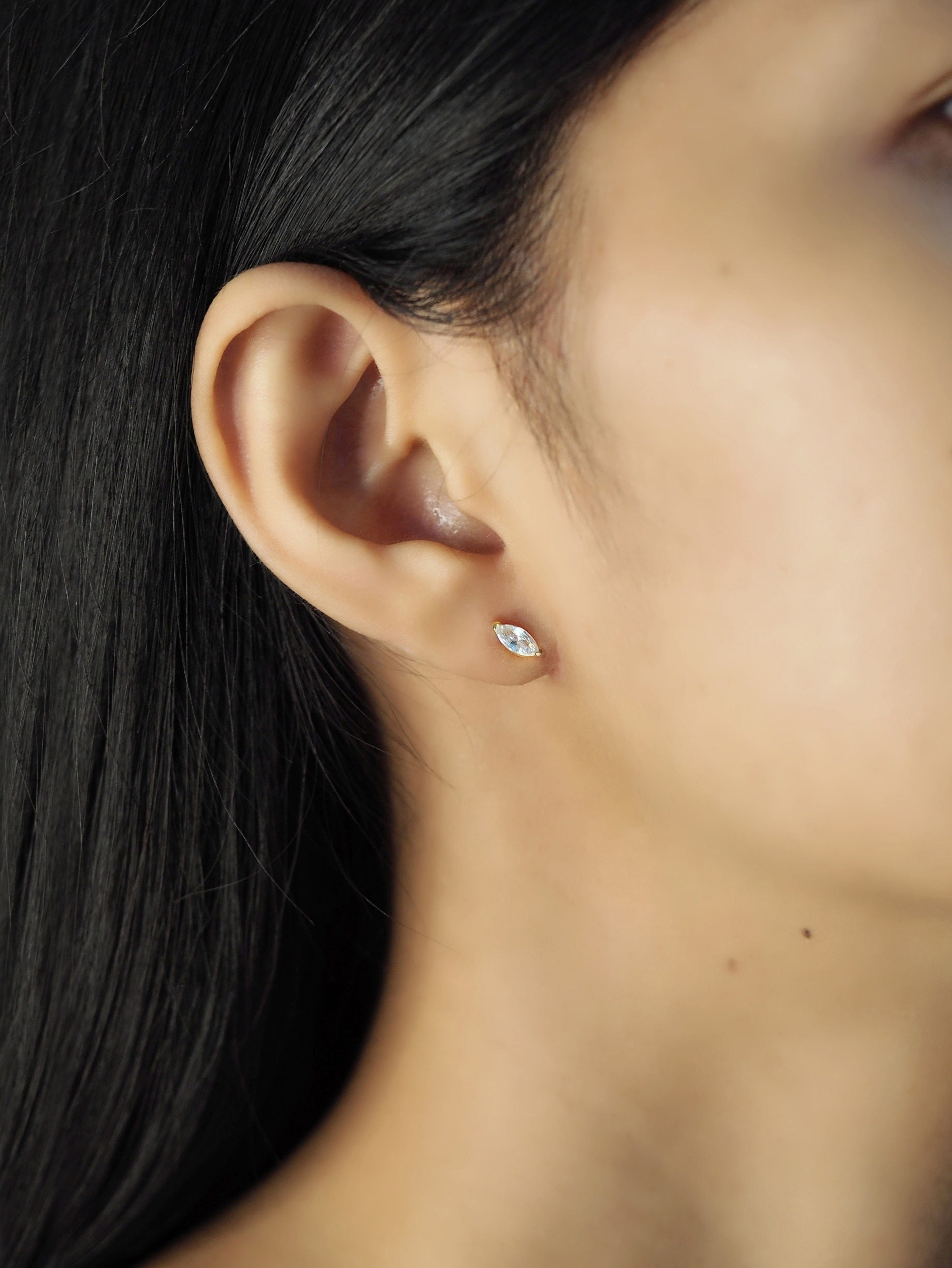 TAI JEWELRY Earrings Marquis Stud