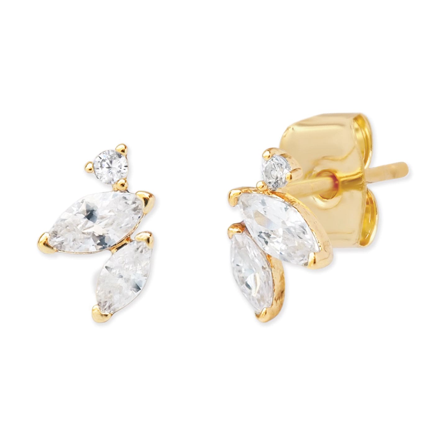 TAI JEWELRY | Marquise CZ Cluster Post Earring | Earrings |