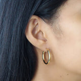 TAI JEWELRY Earrings Medium Chubby Hoop