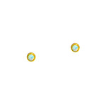 TAI JEWELRY | Mini Bezel Set Opal Studs | Earrings |