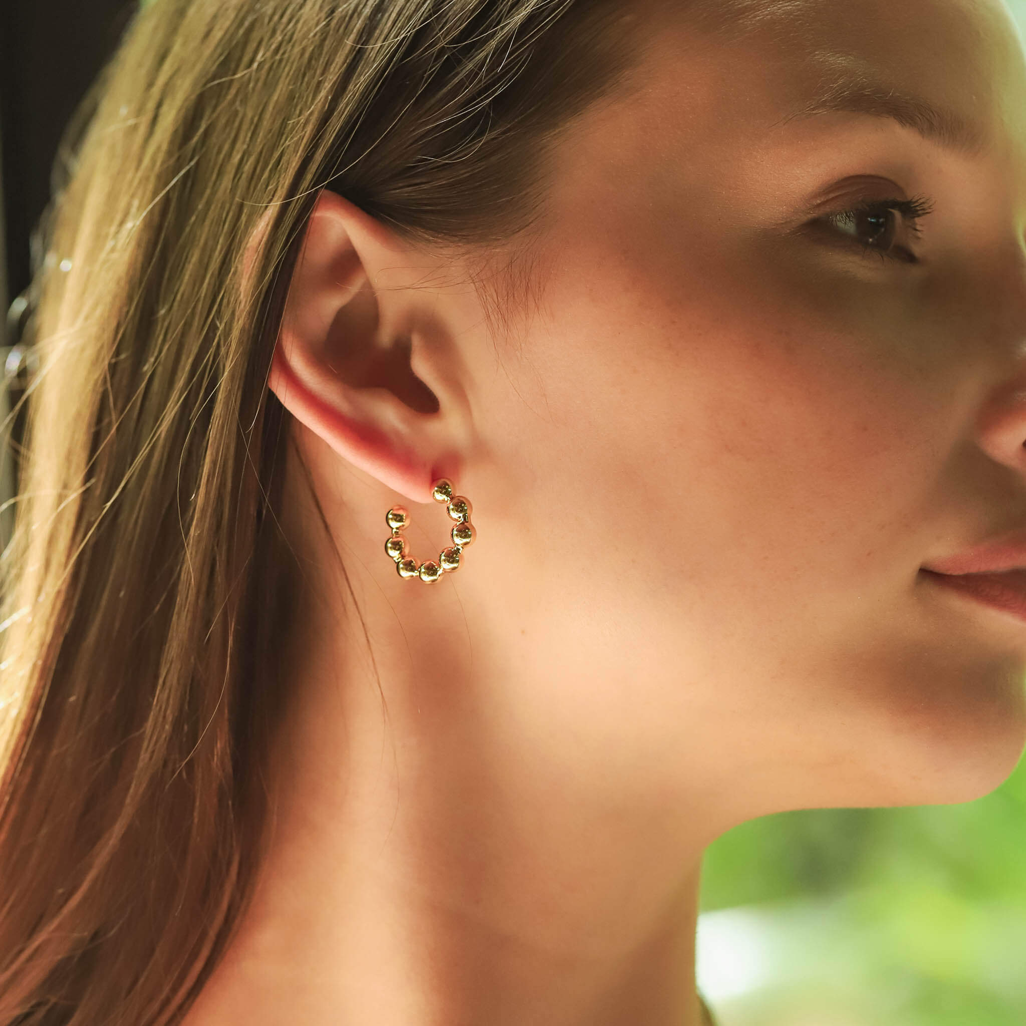TAI JEWELRY | Mini Ball Huggie | Earrings |