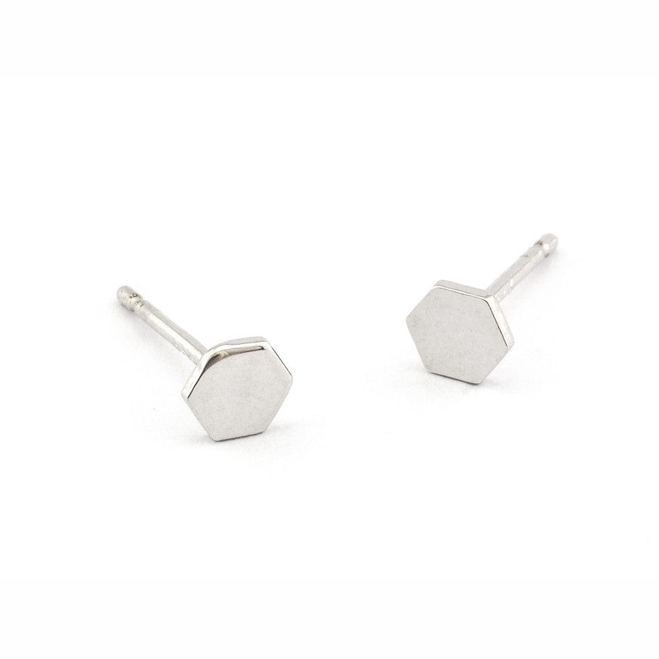 TAI JEWELRY | Mini Hexagon Studs | Earrings |