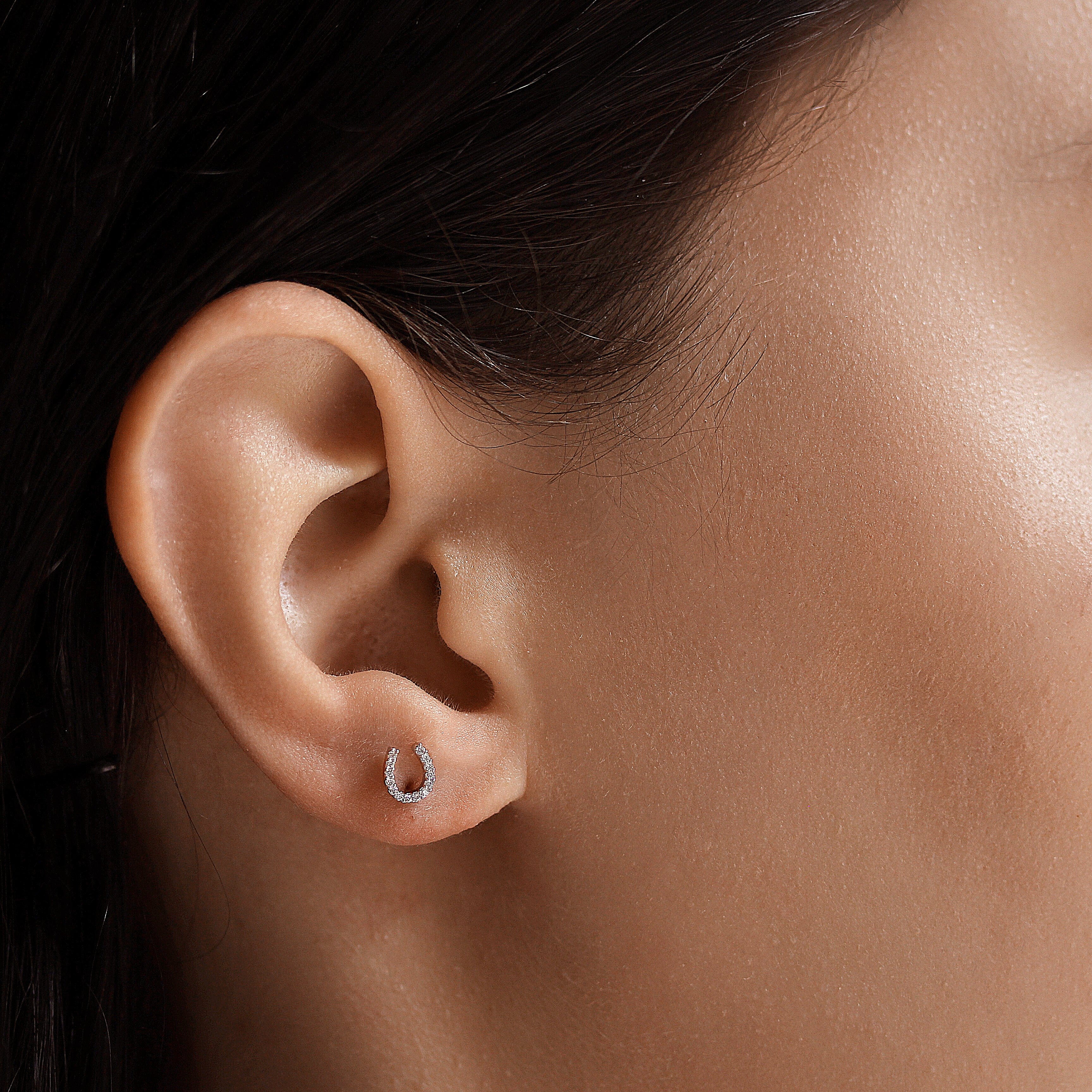 TAI JEWELRY | Mini Horseshoe Earrings | Earrings |