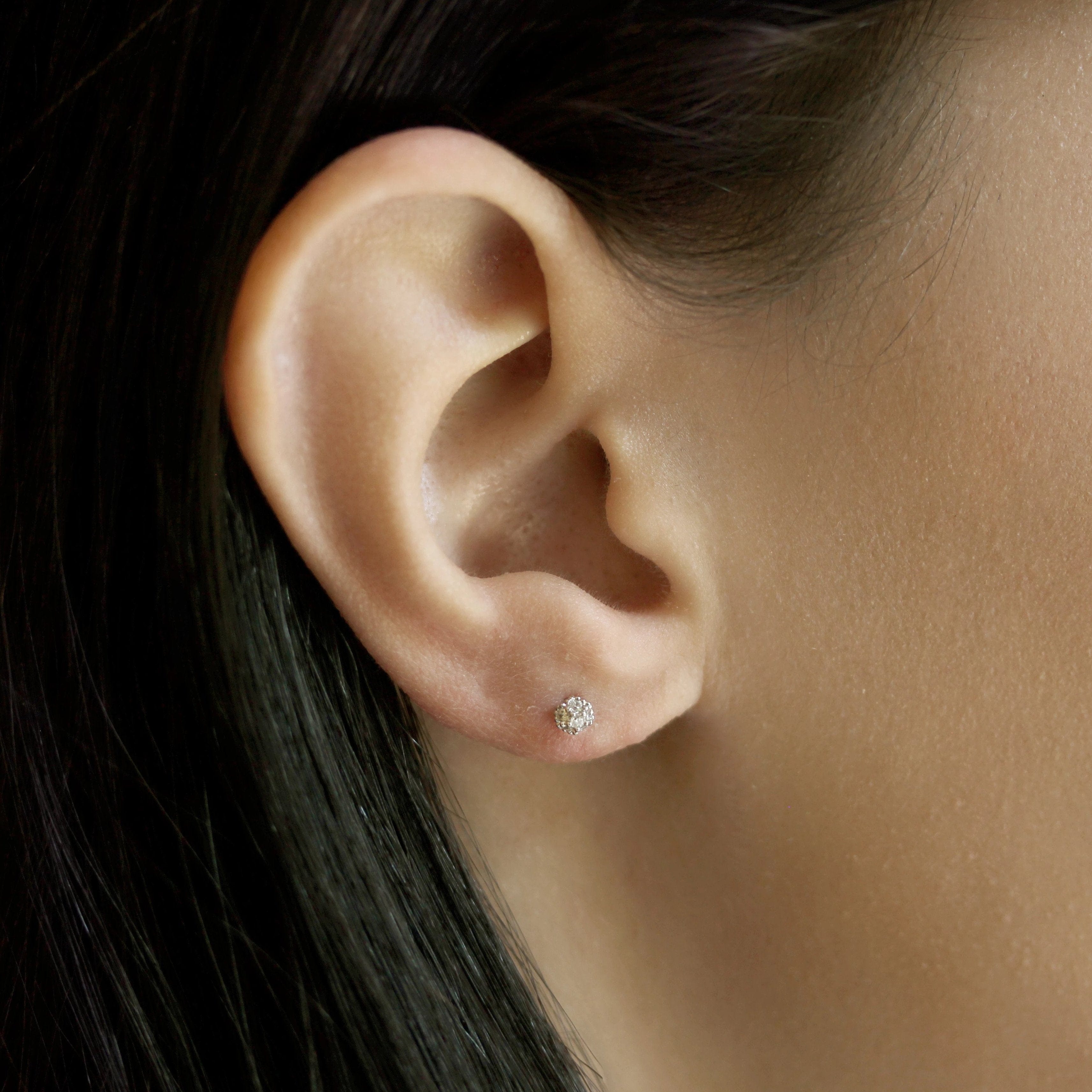 TAI JEWELRY | Mini Pave Ball Post Earrings | Earrings |
