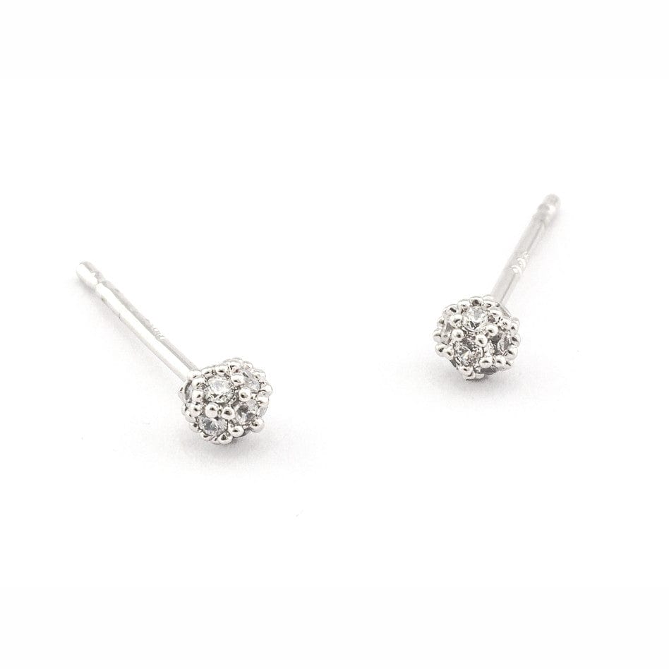 TAI JEWELRY | Mini Pave Ball Post Earrings | Earrings |