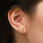 TAI JEWELRY | Mismatched Celestial Baguette CZ Studs | Earrings |