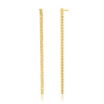 TAI JEWELRY Earrings Mismatched Gold Vermeil S Chain Linear Earrings