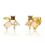 TAI JEWELRY Earrings Mixed Shape Cluster Studs