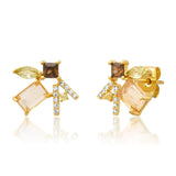 TAI JEWELRY Earrings Mixed Shape Cluster Studs