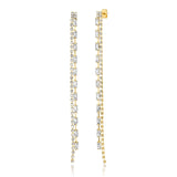 TAI JEWELRY | Multi-Chain CZ Linear Earrings | Earrings |