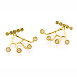 TAI JEWELRY Earrings Olive Opal Ear Jacket
