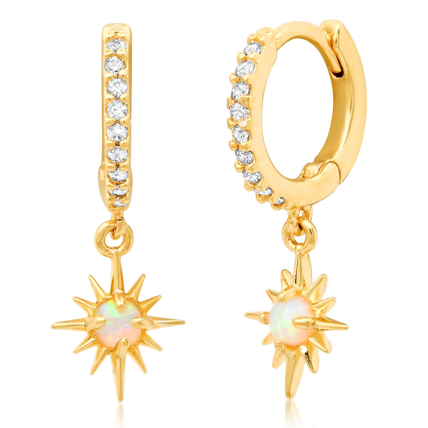 TAI JEWELRY | Olivier Starburst Huggies | Earrings |