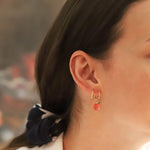 TAI JEWELRY | Ombre Pave CZ Huggie | Earrings |