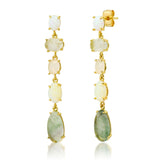 TAI JEWELRY | Opal & Flourite Drop Earrings | Earrings |