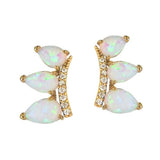 TAI JEWELRY | Opal Stone Climber | Earrings |