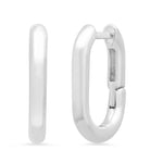 TAI JEWELRY | Oval Hoop | 14MM | Earrings |