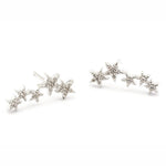 TAI JEWELRY | Pave 5 Star Earrings | Earrings |