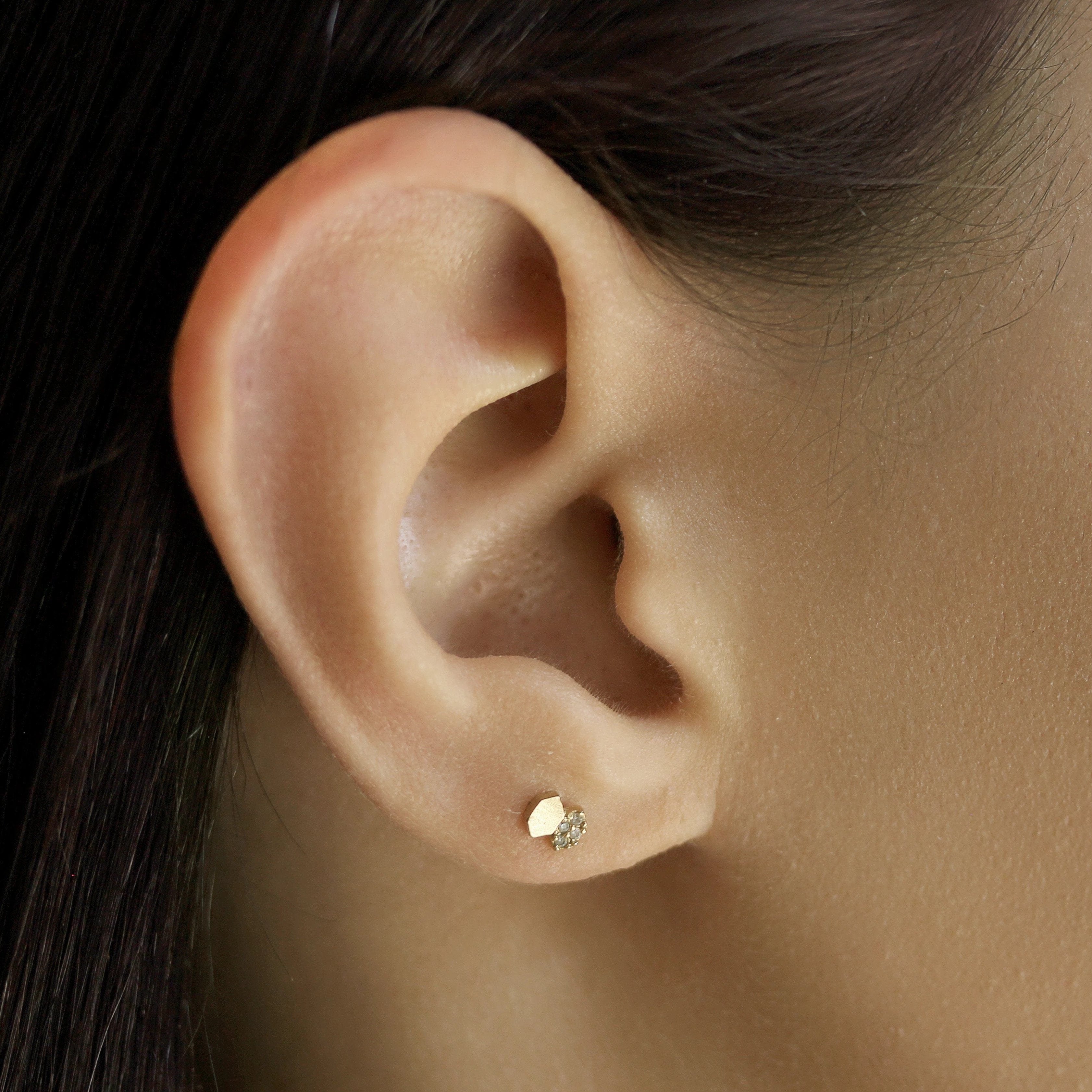 TAI JEWELRY | Pave CZ Bow Studs | Earrings |