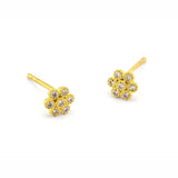 TAI JEWELRY | Pave Flower Post Earrings | Earrings |
