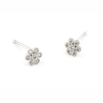 TAI JEWELRY | Pave Flower Post Earrings | Earrings |