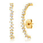 TAI JEWELRY Earrings Pave Suspender Earrings