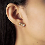 TAI JEWELRY | Paved Cz Bow Studs | Earrings |