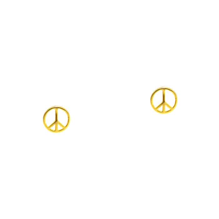 TAI JEWELRY | Peace Sign Studs | Earrings |