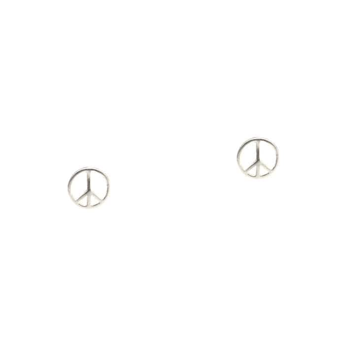 TAI JEWELRY | Peace Sign Studs | Earrings |