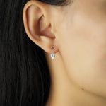 TAI JEWELRY | Pear Shaped Cz Jacket | Earrings |