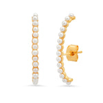 TAI JEWELRY Earrings Pearl Ear Climbers