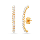 TAI JEWELRY Earrings Pearl Ear Climbers