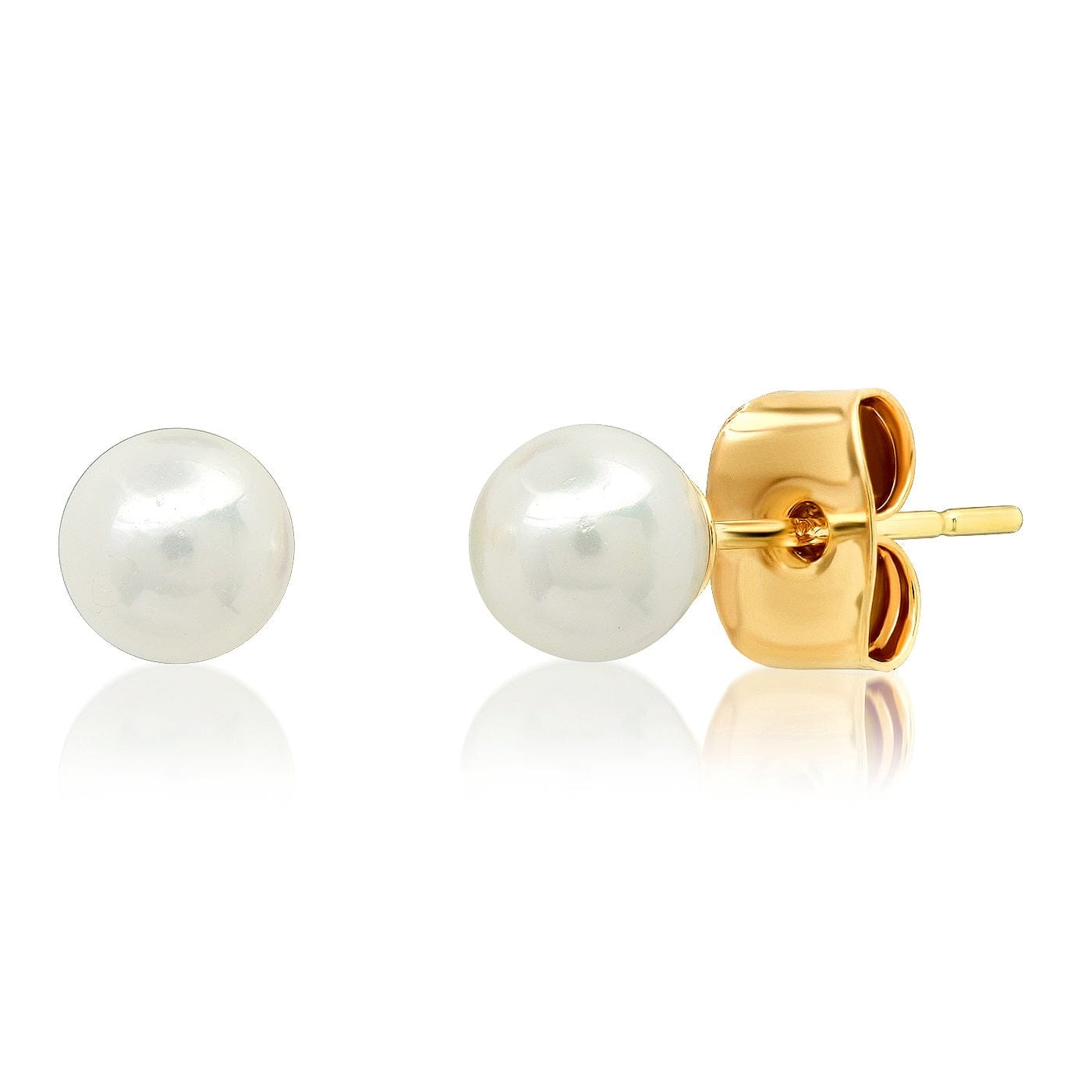 TAI JEWELRY Earrings Pearl Stud | 4mm