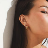 TAI JEWELRY | Pearl Trio Hoop Earrings | Earrings |