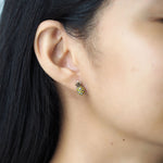TAI JEWELRY Earrings Pineapple Studs With Enamel
