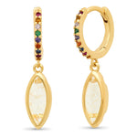 TAI JEWELRY | Rainbow Huggies Drop Earrings | Earrings |