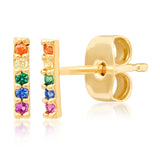 TAI JEWELRY | Rainbow Stick Studs | Earrings |