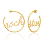 TAI JEWELRY Earrings Rock Star Hoops