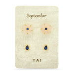 TAI JEWELRY | Rose Quartz Birthstone Earring Set | Earrings |