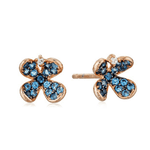 TAI JEWELRY | Sapphire Clover Stud Earrings | Earrings |